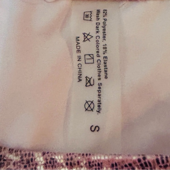 Pink Animal‎ Print Bikini Set Halter Top Swimsuit Sexy Beach Wear Small - Picture 4 of 6